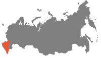 Map of Russia - North Caucasus economic region.svg